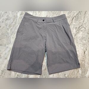 Hiverlay Men’s Large Gray Stretch Performance Golf Shorts Nylon Spandex Blend